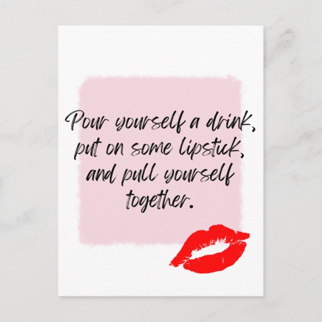 Elizabeth Taylor Zitat Postkarte (Vorderseite)