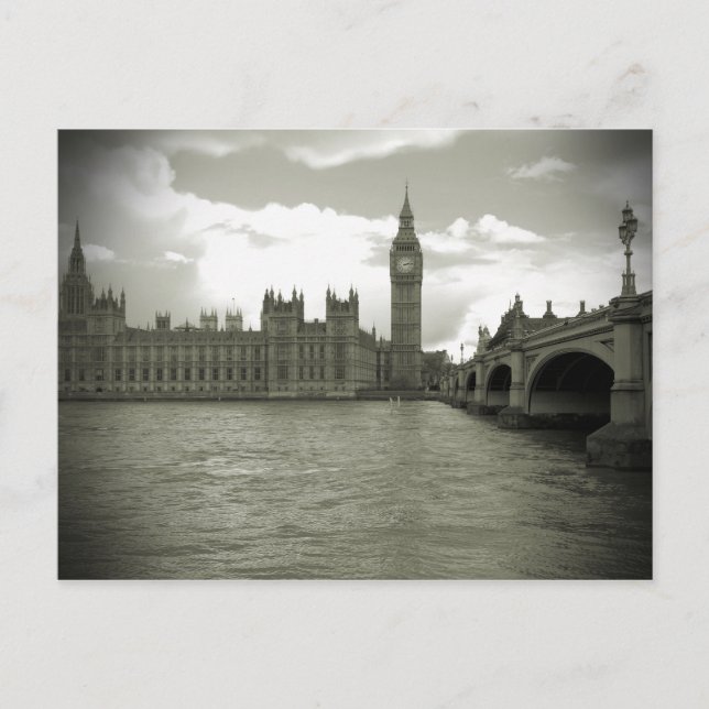 Elizabeth Tower - Big Ben Postcard Postkarte (Vorderseite)