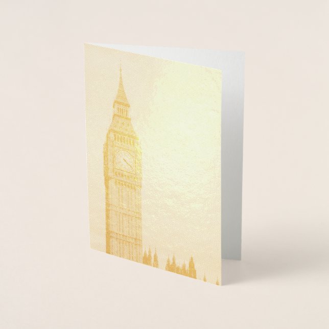 Elizabeth Tower Card Folienkarte (Vorderseite)