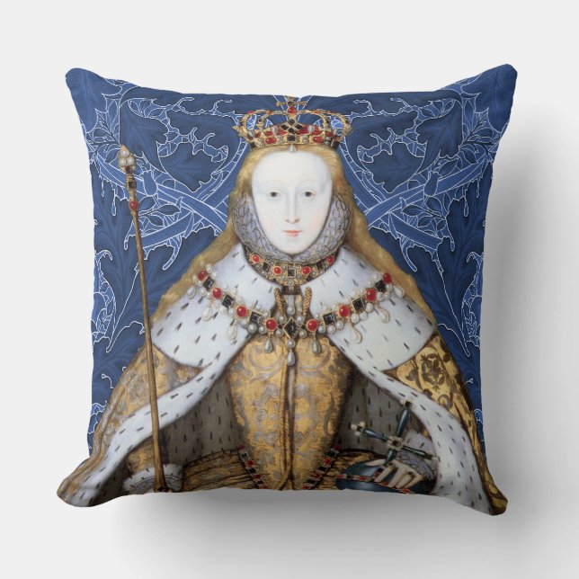Elizabeth Tudor, Königin von England Kissen (Vorderseite)