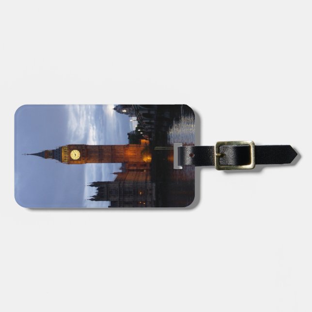 Elizabeth-Turm - Big Ben - Gepäckanhänger (Vorderseite horizontal)