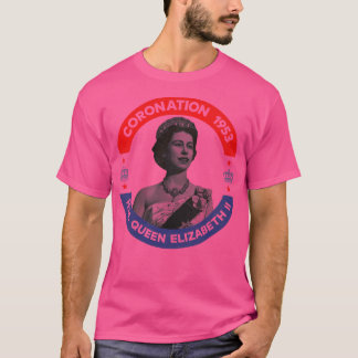 Elizabeth Vintag 1953 Coronation T-Shirt