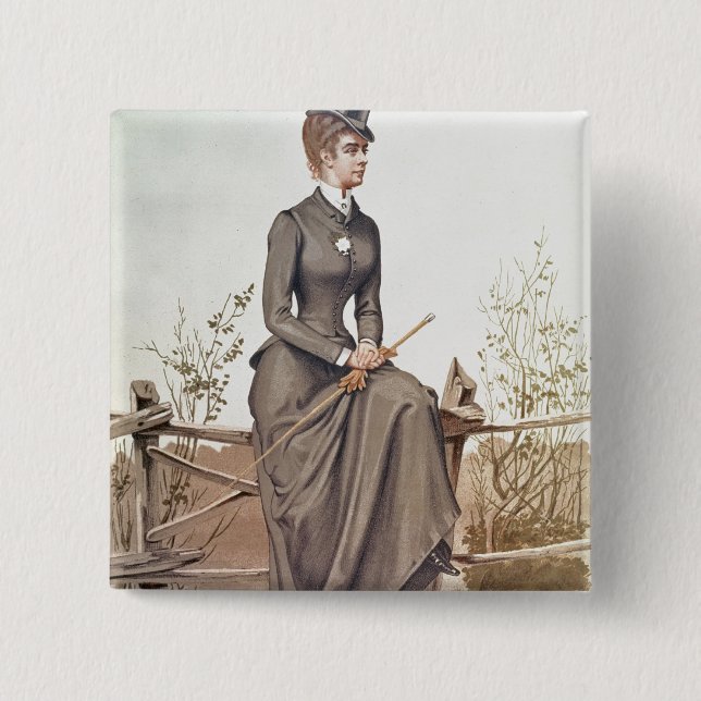 Elizabeth von Bayern Button (Vorderseite)