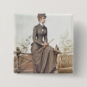 Elizabeth von Bayern Button