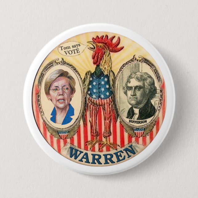 Elizabeth Waren 2016 Button (Vorderseite)