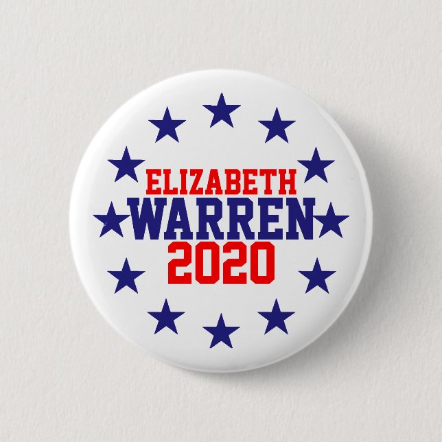 Elizabeth Waren 2020 Button (Vorderseite)