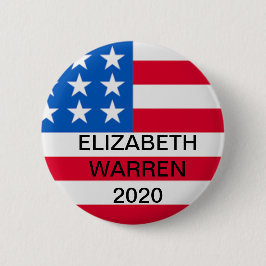 Elizabeth Waren für Präsidenten 2020 Knopf Button