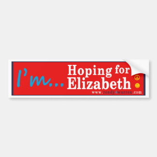 Elizabeth Waren für PräsidentenAutoaufkleber 2016 Autoaufkleber