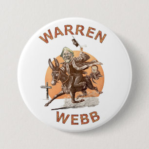 Elizabeth Waren und Jim Webb im Jahre 2016 Button