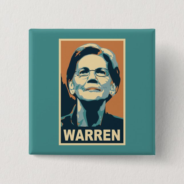 Elizabeth Warren Button (Vorderseite)