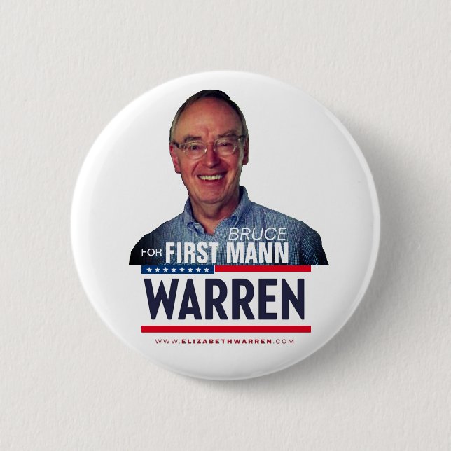 Elizabeth Warren, Ehemann von Bruce Mann Button (Vorderseite)