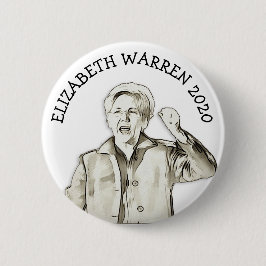 Elizabeth Warren für die Präsidentschaftswahl 2020 Button