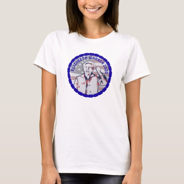 Elizabeth Warren für Präsentation 2020 T-Shirt (Vorderseite)