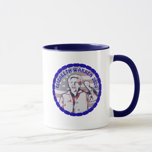 Elizabeth Warren für Präsentation 2020 Tasse (Rechts)