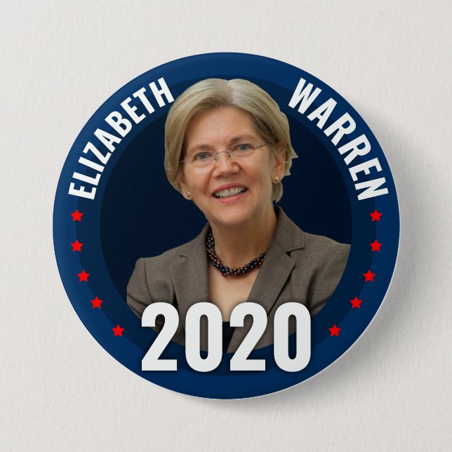 Elizabeth Warren für Präsident 2020 Button (Vorderseite)