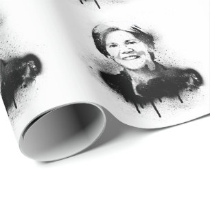 Elizabeth Warren Graffiti Geschenkpapier