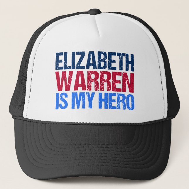 Elizabeth Warren ist Mein Held Truckerkappe (Vorderseite)