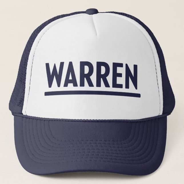 Elizabeth Warren Logo für den Präsidentschaftswahl Truckerkappe (Vorderseite)