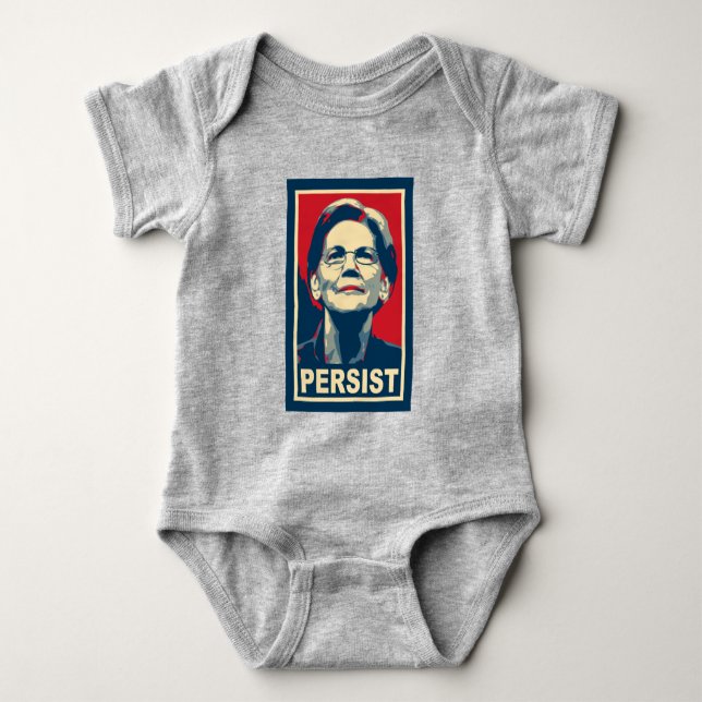 Elizabeth Warren Persist Baby Strampler (Vorderseite)