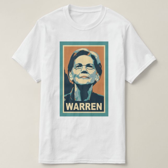 Elizabeth Warren T-Shirt (Design vorne)