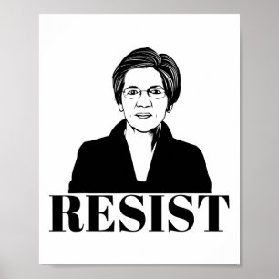 Elizabeth Warren Teeshirt Politische Feministische Poster