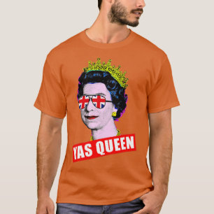Elizabeth Yas Königin mit Sonnenbrille Königin von T-Shirt