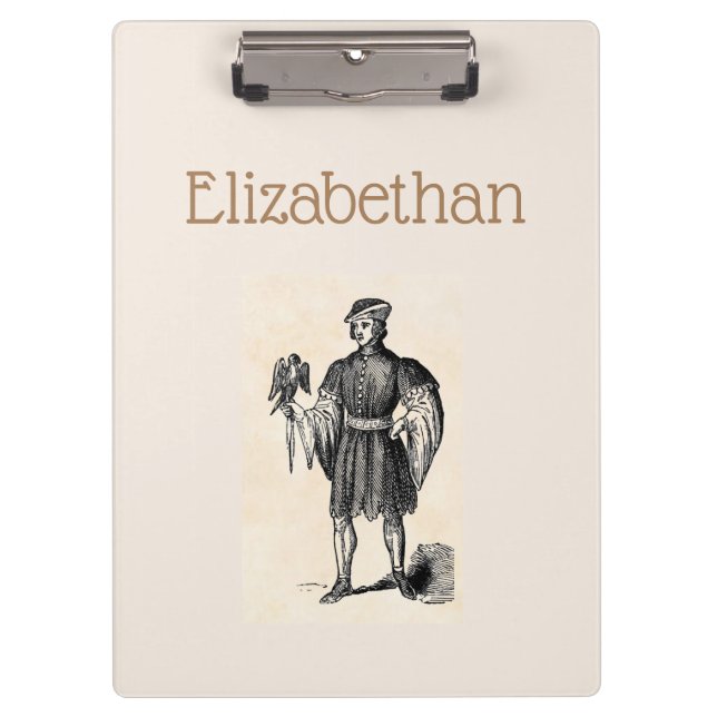 Elizabethan Clipboard Klemmbrett (Vorderseite)
