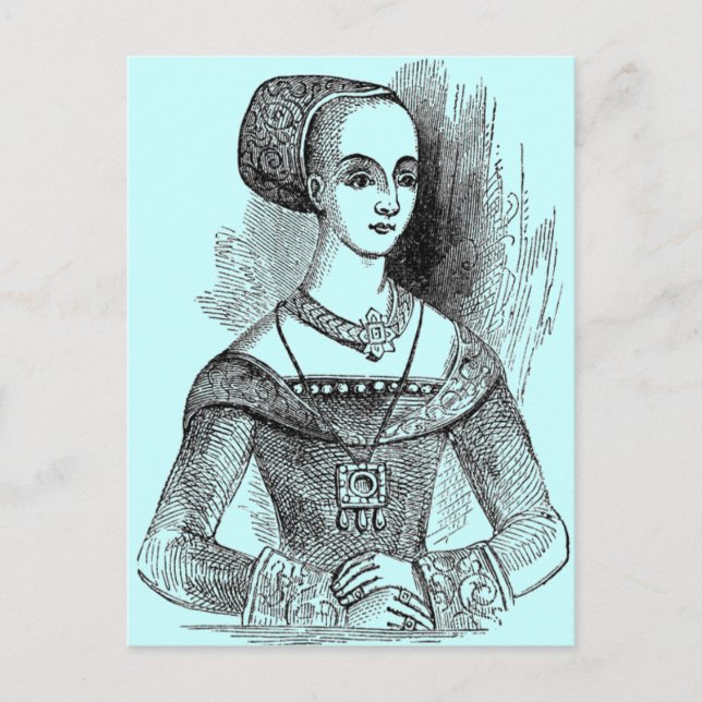 Elizabethan Clothing Postkarte (Vorderseite)