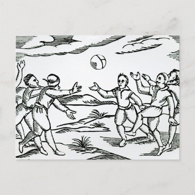 Elizabethan Football Postkarte (Vorderseite)