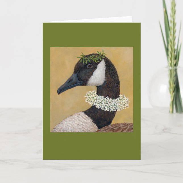 Elizabethan Goose-Karte Karte (Vorderseite)