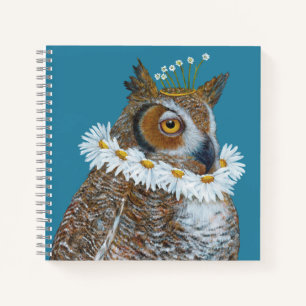 Elizabethan Owl Notebook Notizbuch