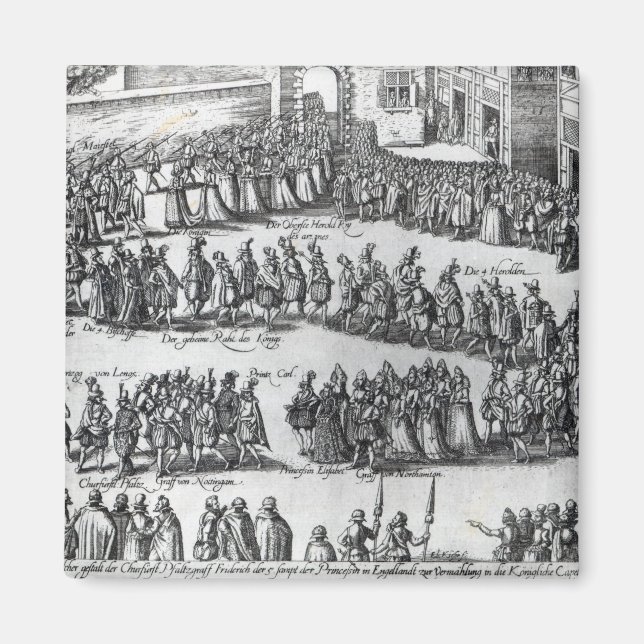 Elizabethan-Prozession Magnet (Vorne)