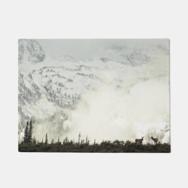 Elk at Grand Teton National Park Fotografy Fußmatte (Vorderseite)
