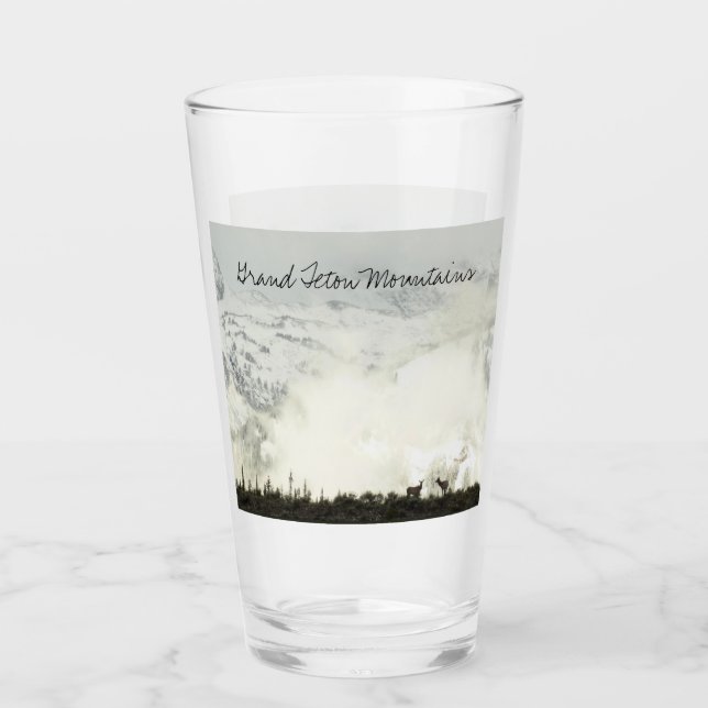 Elk at Grand Teton National Park Fotografy Glas (Vorderseite)