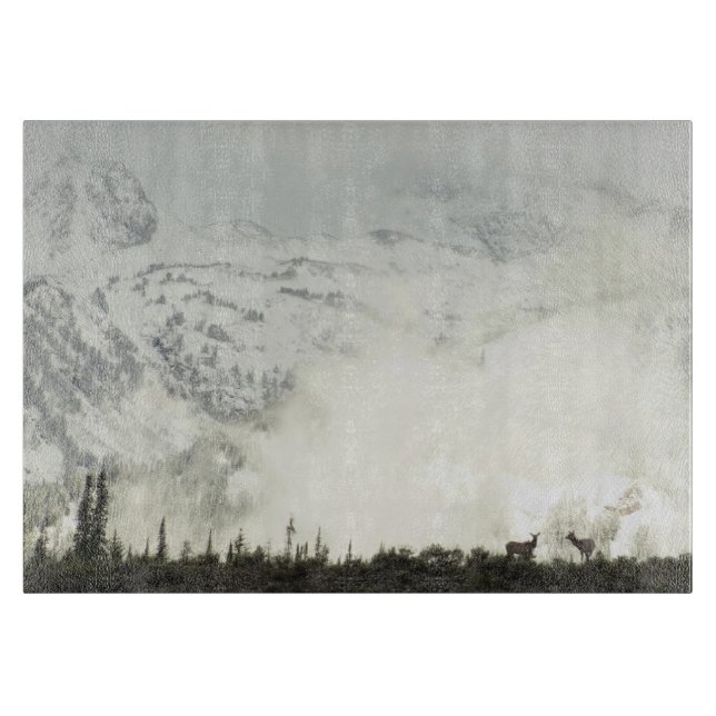 Elk at Grand Teton National Park Fotografy Schneidebrett (Vorderseite)