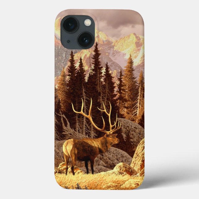 Elk Bull Case-Mate iPhone Hülle (Rückseite)
