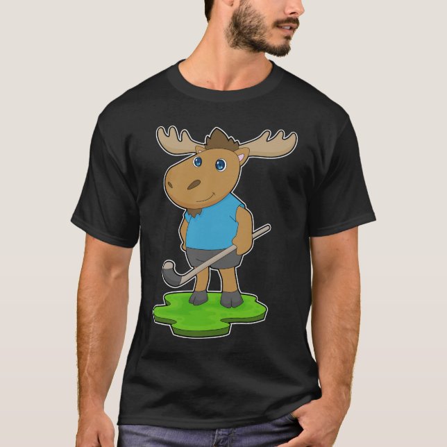 Elk Hockey Hockey-Stab T-Shirt (Vorderseite)