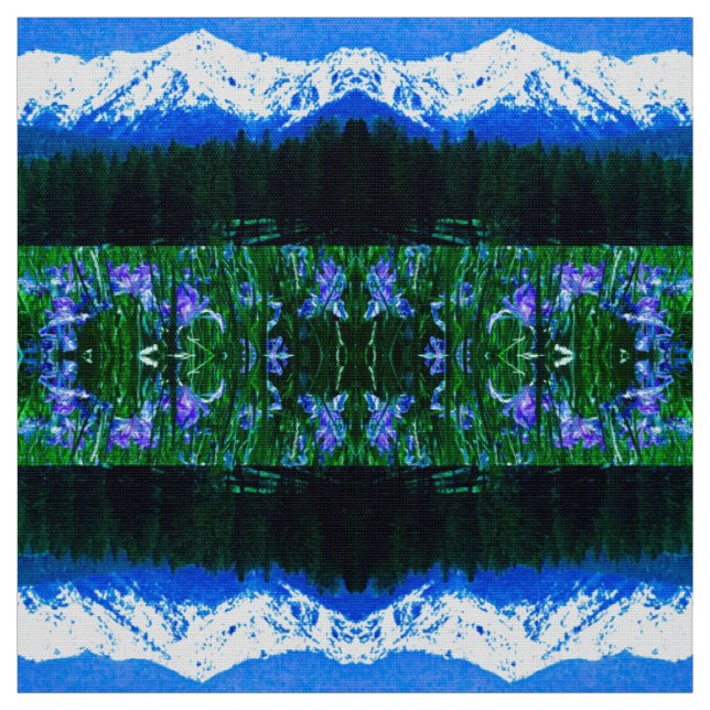 Elk Horn Iris Stoff (Muster)