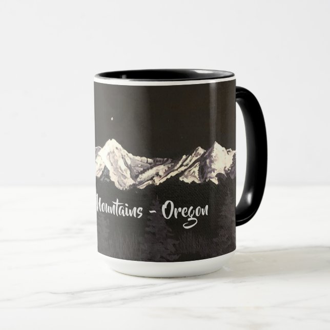 Elk Horn Montagnes Mug (Devant droit)
