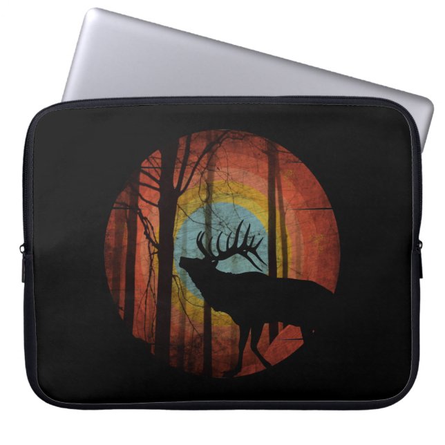 ELK IN DEN WÄLDERN LAPTOPSCHUTZHÜLLE (Vorderseite)