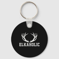 Elk Junting Elkaholic Antler Funny Elk Hunter Gift