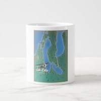 Elk Lake Michigan Karte