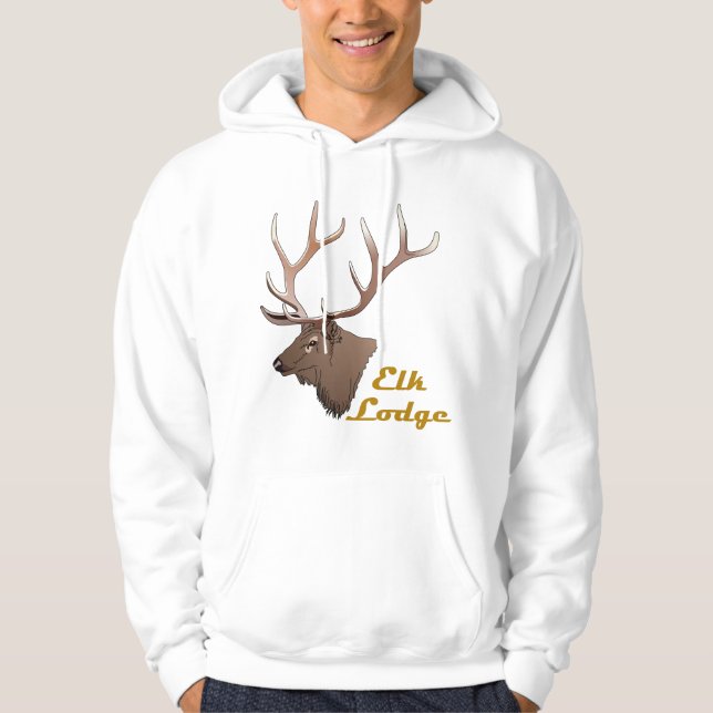 Elk Lodge Hoodie (Vorderseite)