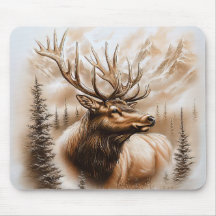 Elk Mouse Pad