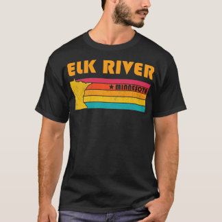 Elk River Minnesota Vintag Distressed Souvenir T-Shirt