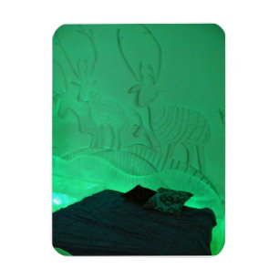 Elk Room im Hotel de Glace, Quebec, Kanada Magnet