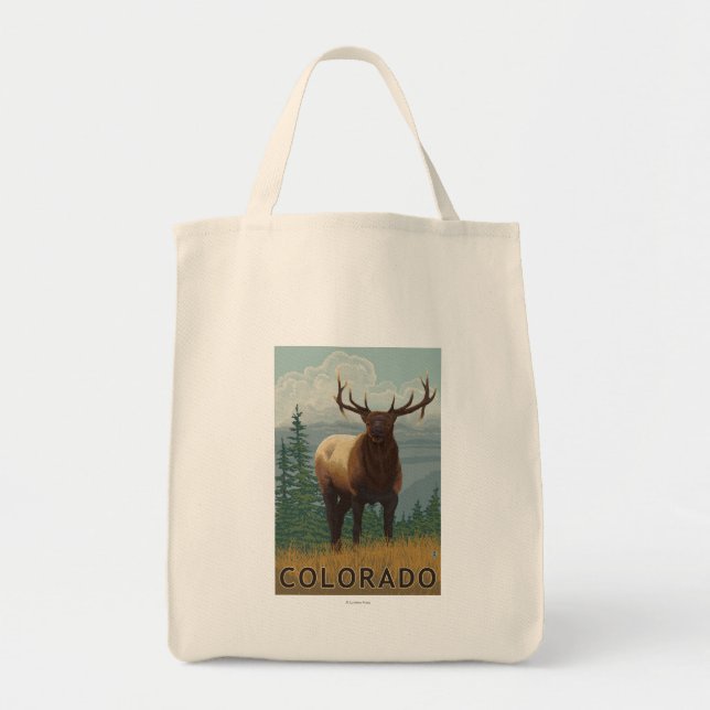 Elk SceneColorado Tragetasche (Vorne)