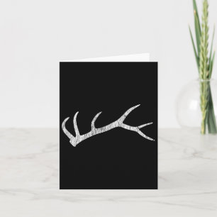 Elk Shed Rack Horn Jagen Karte