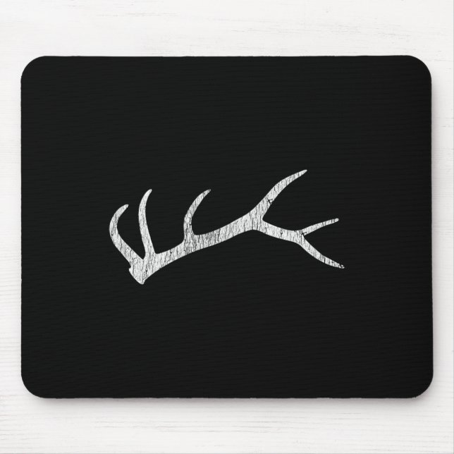 Elk Shed Rack Horn Jagen Mousepad (Vorne)