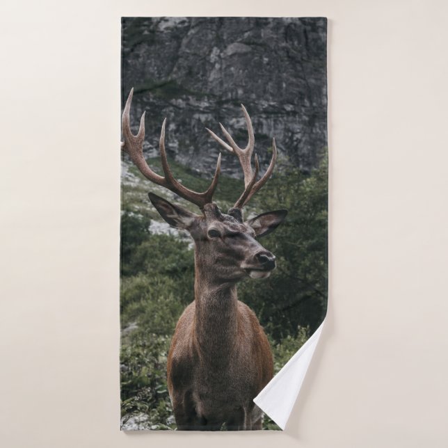ELK-STACK HIRSCH BADEHANDTUCH (Badehandtuch)